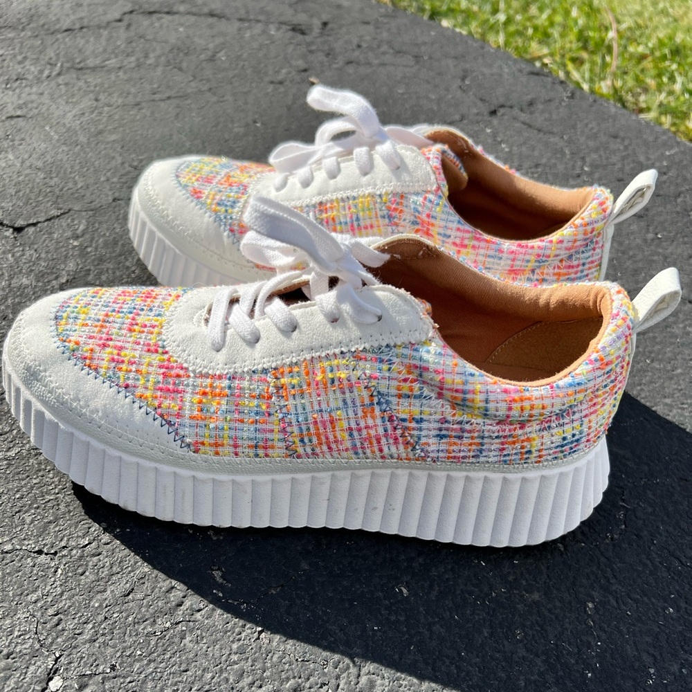Zodiac Multicolor Women's Platform Sneakers